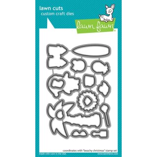Lawn Fawn, lawn cuts/ Stanzschablone, beachy christmas