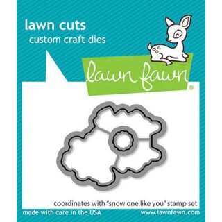 Lawn Fawn, lawn cuts/ Stanzschablone, snow one like you