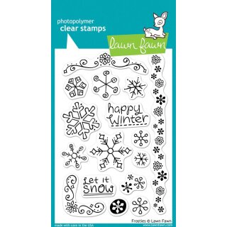 Lawn Fawn, clear stamp, frosties