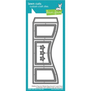Lawn Fawn, lawn cuts/ Stanzschablone, platform pop-up hillside wrap around