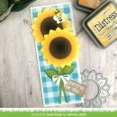 Lawn Fawn, lawn cuts/ Stanzschablone, magic iris sunflower add-on