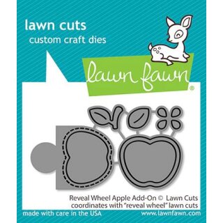 Lawn Fawn, lawn cuts/ Stanzschablone, reveal wheel apple add-on