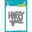 Lawn Fawn, lawn cuts/ Stanzschablone, giant happy fall