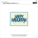Lawn Fawn, lawn cuts/ Stanzschablone, giant happy hanukkah