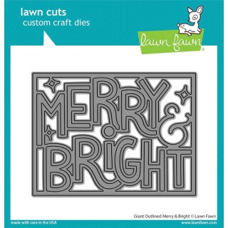 Lawn Fawn, lawn cuts/ Stanzschablone, giant outlined...