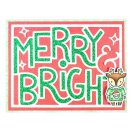 Lawn Fawn, lawn cuts/ Stanzschablone, giant outlined merry &amp; bright