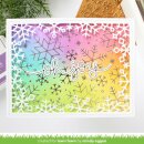 Lawn Fawn, lawn cuts/ Stanzschablone, snow flurries backdrop