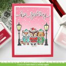 Lawn Fawn, Lawn Clippings, snow flurries background stencil
