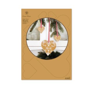 Quilling, On Edge Lebkuchenherzen Light Brown –...