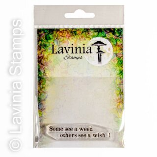 Lavinia Stamps, clear stamp - Some See a Weed