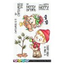 C.C. Designs, clear stamp, Its a Robertos Christmas
