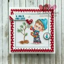 C.C. Designs, clear stamp, Its a Robertos Christmas