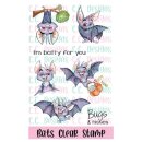 C.C. Designs, clear stamp, Bats