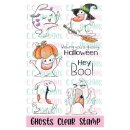 C.C. Designs, clear stamp, Ghosts