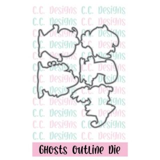 C.C. Designs, Outline Metal Die/ Stanzschablone, Ghosts