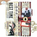 Elizabeth Craft Designs, Clear Stamps, Happy Holidays