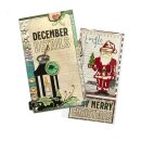 Elizabeth Craft Designs, Clear Stamps, December Details