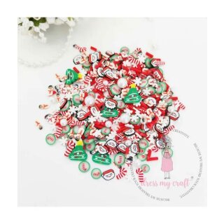 Snowy Christmas Shaker Slices/ Scheiben, 8g Dose