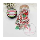 Snowy Christmas Shaker Slices/ Scheiben, 8g Dose