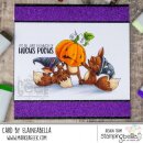 Stamping Bella, Rubber Stamp, FOXY IS STUCK