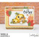 Stamping Bella, Rubber Stamp, FOXY IN THE PUMPKIN