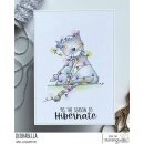 Stamping Bella, Rubber Stamp, TANGLED KITTY, BY KRISTIN FARNSWORTH