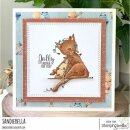 Stamping Bella, Rubber Stamp, TANGLED KITTY, BY KRISTIN FARNSWORTH