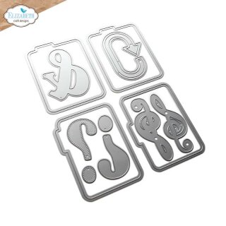 Elizabeth Craft Designs, Cutting Dies / Stanzschablonen, Planner Essentials - Library Pocket Filler Cards
