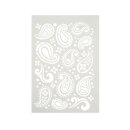 Stencils, Paisley Fläche, DIN A4