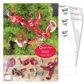 Karen Marie Klip: Quilling Anleitung, On Edge Birds