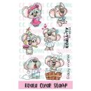 C.C. Designs, clear stamp, Koala