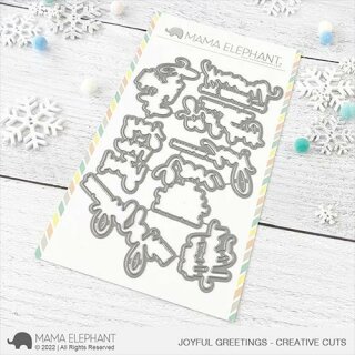 Mama Elephant, Creative Cuts/ Stanzschablone, Joyful...