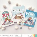 Mama Elephant, clear stamp, Gift Crate