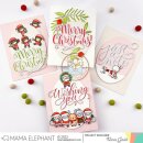 Mama Elephant, clear stamp, Holly Berry