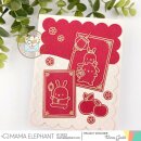 Mama Elephant, clear stamp, Red Envelope