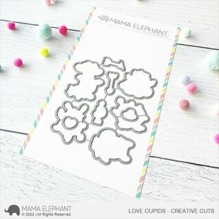 Mama Elephant, Creative Cuts/ Stanzschablone, Love Cupids