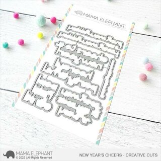 Mama Elephant, Creative Cuts/ Stanzschablone, New Years...