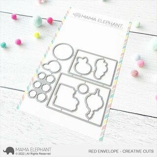 Mama Elephant, Creative Cuts/ Stanzschablone, Red Envelope