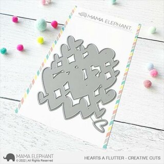 Mama Elephant, Creative Cuts/ Stanzschablone, Hearts A...
