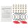 Chibitronics, Color LEDs Classroom Pack, 90 LED Circuit Sticker (Red,Blue,Yellow) + 6 RollenTape