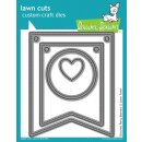 Lawn Fawn, lawn cuts/ Stanzschablone, stitched party banners