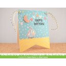 Lawn Fawn, lawn cuts/ Stanzschablone, stitched party banners