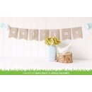 Lawn Fawn, lawn cuts/ Stanzschablone, stitched party banners