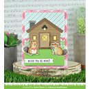 Lawn Fawn, clear stamp, wood you be mine?