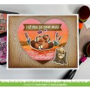 Lawn Fawn, clear stamp, wood you be mine?