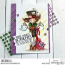 Stamping Bella, Rubber Stamp, ODDBALL MAD HATTER (ALICE...