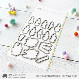Mama Elephant, Creative Cuts/ Stanzschablone, Celebration Candles