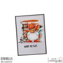 Stamping Bella, Rubber Stamp, WORK LIFE SENTIMENT SET (INCLUDES 8 RUBBER STAMPS)