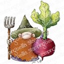 Stamping Bella, Rubber Stamp, GNOME FARMER