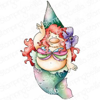 Stamping Bella, Rubber Stamp, GNOME MERMAID